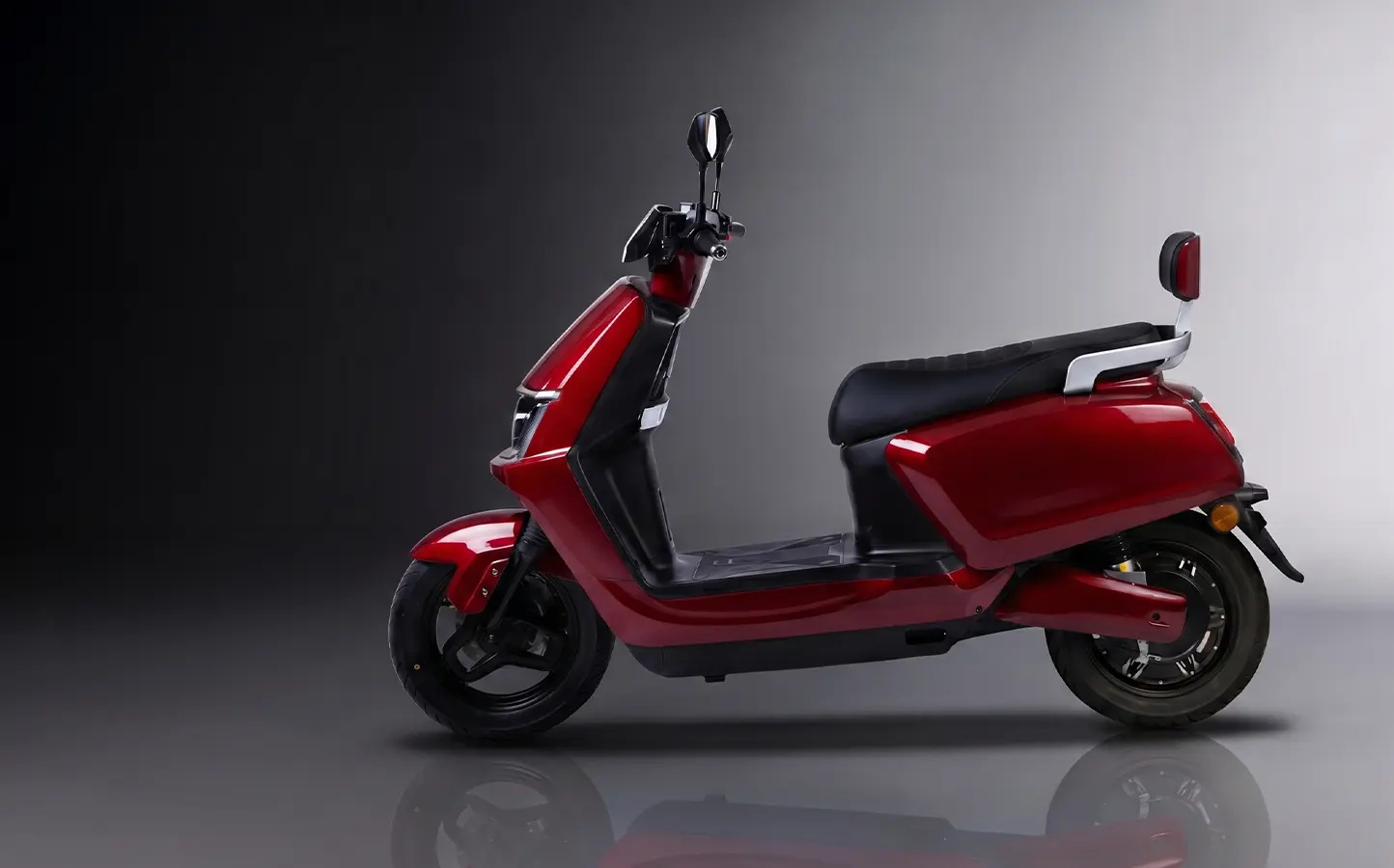 New Red Scooter After Trade-in